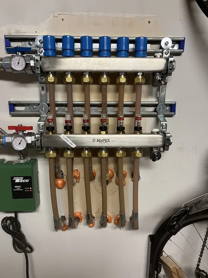 Plumber performing Leak Detection at a residential property in Lake Dallas